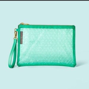 Stoney Clover Lane x Target Light Green Bubble Hearts Flat Pouch